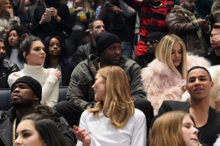 Illustration for article titled Lamar Odom Makes His 1st Public Appearance at Kanye’s Fashion Show